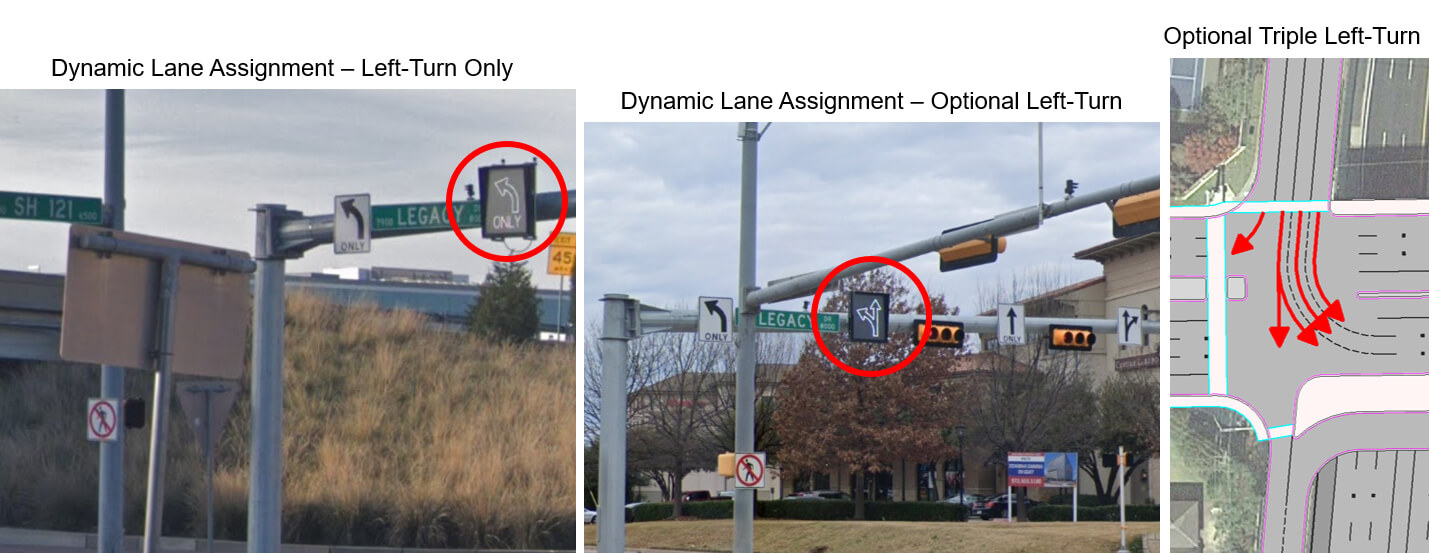 Dynamic lane assignment diagram